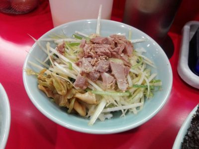 「ラーメン かいざん」西船橋店のネギ丼